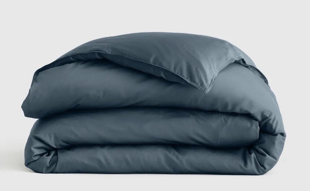 Quince Bamboo Duvet Cover Full/Queen Nightfall Blue NWT Cooling Bamboo Viscose